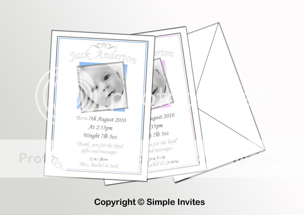 12 x Christening Thank You thank you notes for baptism. 12 x Christening Thank You