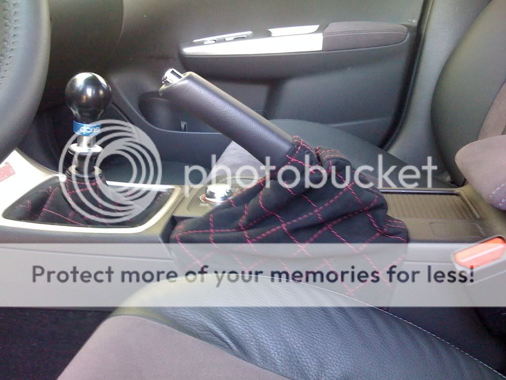 Brand Spankin' New Genuine Alcantara & Leather Shift/Brake Boots for