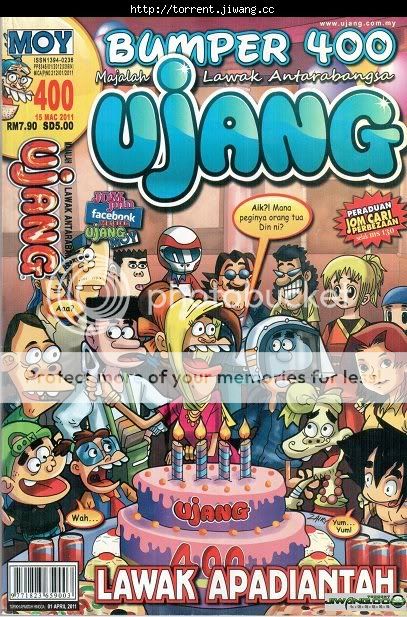 Ujang #400 (15 Mac 2011) Lawak Apadiantah